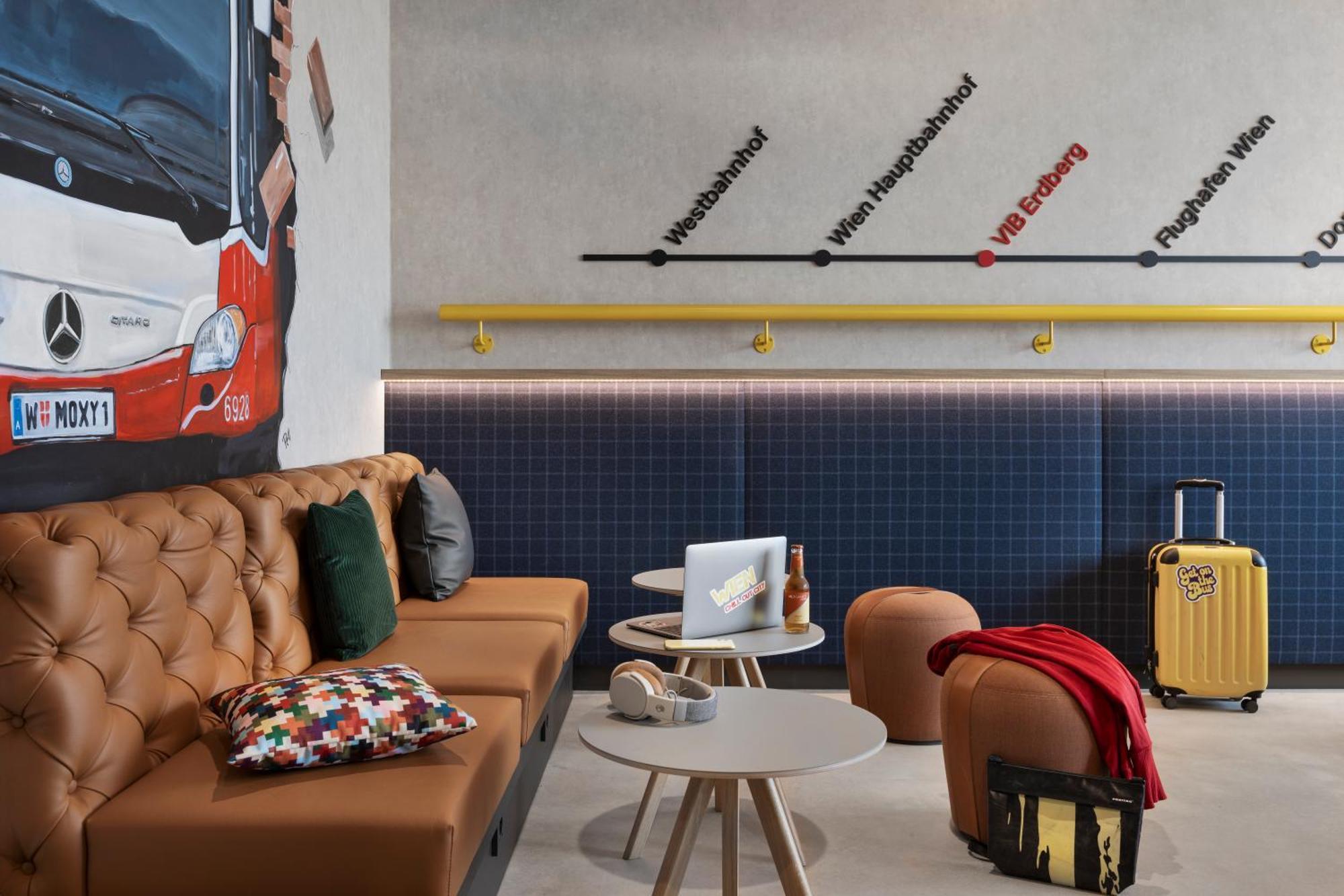 Moxy Vienna City East Bagian luar foto